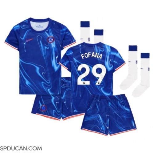 Dječji Nogometni Dres Chelsea Wesley Fofana #29 Domaci 2024-25 Kratak Rukav (+ Kratke hlače)